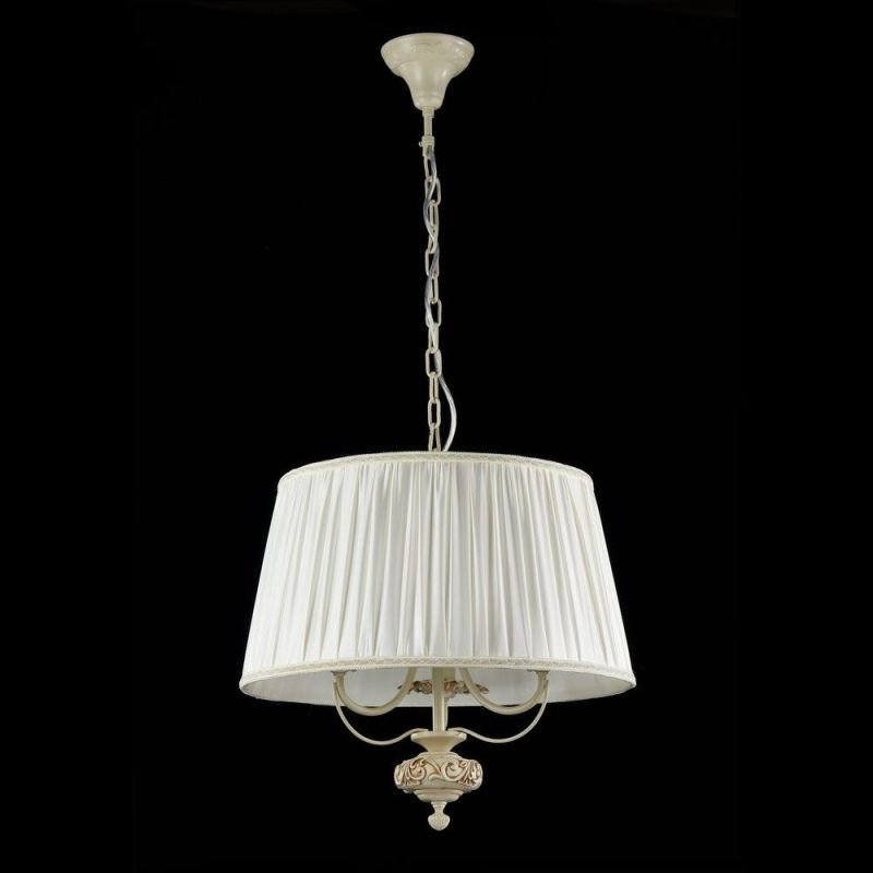 Ceiling Lights - Olivia - Cream Organza 3 Light Pendant- Ivory Maytoni-ARM326-33-W - Olivia - Cream Organza 3 Light Pendant- Ivory