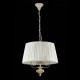 Ceiling Lights - Olivia - Cream Organza 3 Light Pendant- Ivory Maytoni-ARM326-33-W - Olivia - Cream Organza 3 Light Pendant- Ivory