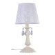 Table & Floor Lamp - Filomena - White Lace Table lamp -Crystal Maytoni-ARM390-00-W - Filomena - White Lace Table lamp -Crystal
