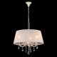 Ceiling Lights - Filomena - White Lace 3 Light Pendant -Crystal Maytoni-ARM390-33-W - Filomena - White Lace 3 Light Pendant -Crystal