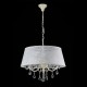 Ceiling Lights - Filomena - White Lace 3 Light Pendant -Crystal Maytoni-ARM390-33-W - Filomena - White Lace 3 Light Pendant -Crystal