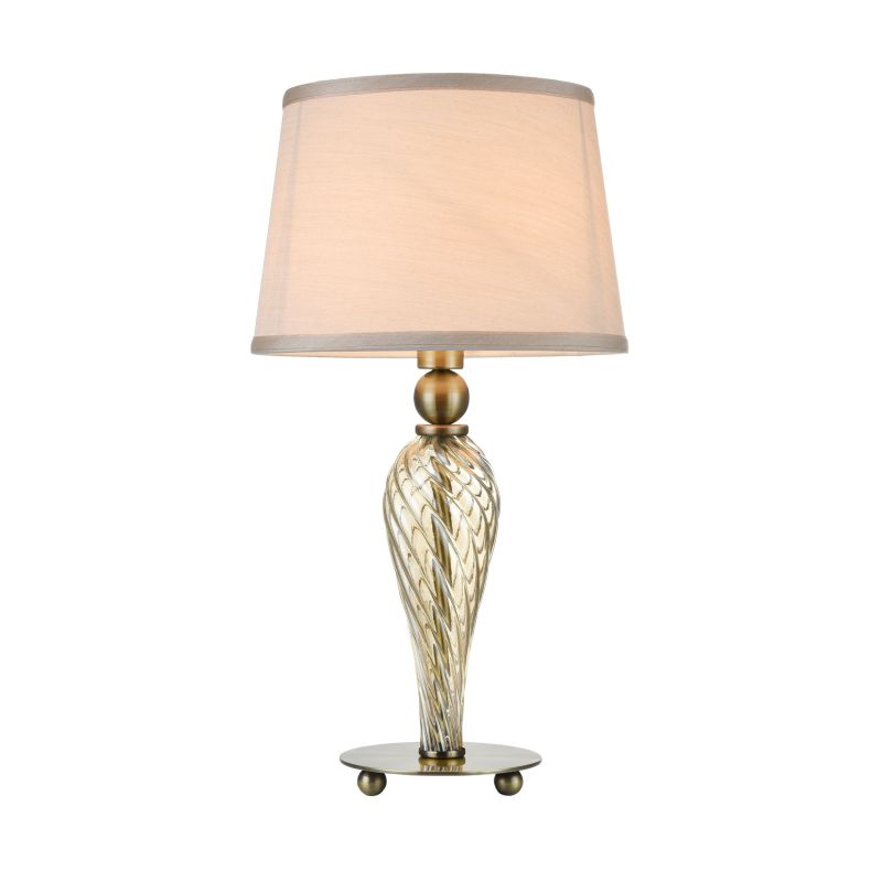 Maytoni-ARM855-TL-01-R - Murano - Fabric Table Lamp - Drops with silhouette