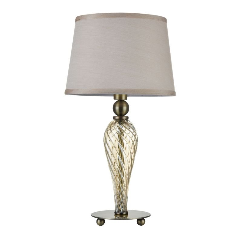 Table & Floor Lamp - Murano - Fabric Table Lamp - Drops with silhouette Maytoni-ARM855-TL-01-R - Murano - Fabric Table Lamp - Drops with silhouette