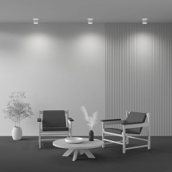 Planet - White LED Flush Ø 10 cm 3000 K