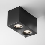 Slim - Surface-Mounted Black Twin Spotlights Slim - Surface-Mounted Black Twin Spotlights
