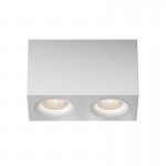 Slim - Surface-Mounted White Twin Spotlights Slim - Surface-Mounted White Twin Spotlights