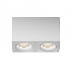 Slim - Surface-Mounted White Twin Spotlights Slim - Surface-Mounted White Twin Spotlights