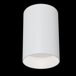 Slim - Surface-Mounted White Cylindrical Spotlight Ø 8.5 cm
