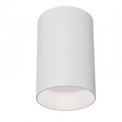 Slim - Surface-Mounted White Cylindrical Spotlight Ø 8.5 cm