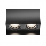 Slim - Surface-Mounted Black Twin Spotlights Slim - Surface-Mounted Black Twin Spotlights