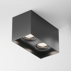 Slim - Surface-Mounted Black Twin Spotlights Slim - Surface-Mounted Black Twin Spotlights