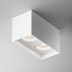 Slim - Surface-Mounted White Twin Spotlights Slim - Surface-Mounted White Twin Spotlights