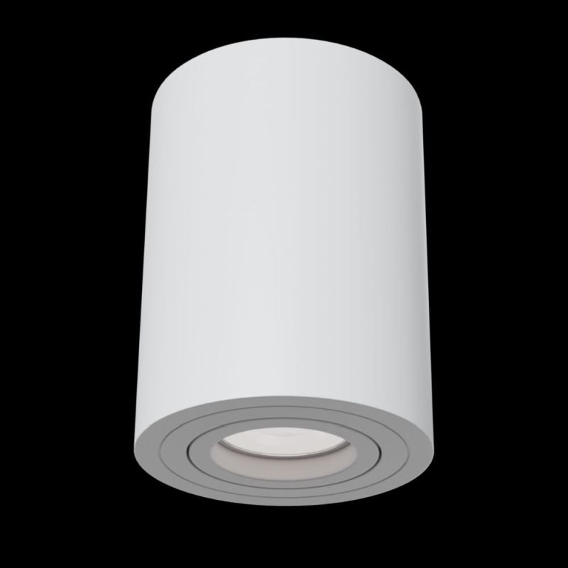 Maytoni-C016CL-01W - Alfa - Surface-Mounted White Cylindrical Spotlight