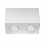 Atom - Adjustable Surface-Mounted White Twin Spotlights Atom - Adjustable Surface-Mounted White Twin Spotlights