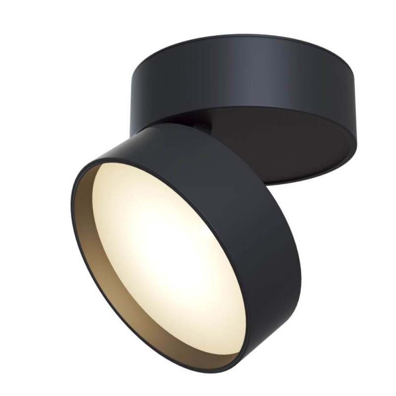 Maytoni-C024CL-L18B - Onda - Warm White LED Adjustable Black Spotlight