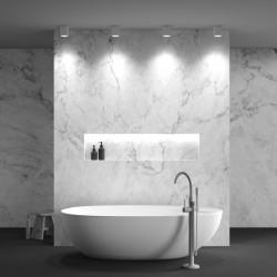 Zoom - Outdoor Surface-Mounted White Spotlight Ø 9 cm Zoom - Outdoor Surface-Mounted White Spotlight Ø 9 cm