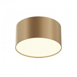 Zon - Matt Gold LED Flush with White Diffuser Ø 12 cm 3000K Zon - Matt Gold LED Flush with White Diffuser Ø 12 cm 3000K