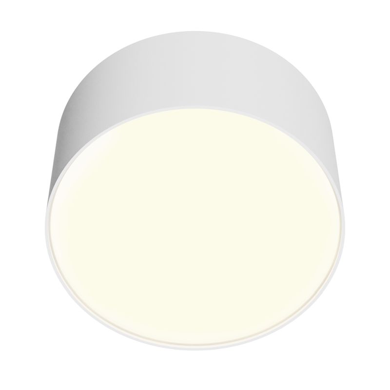 Maytoni-C032CL-12W3K-RD-W - Zon - White LED Flush with White Diffuser Ø 12 cm 3000K