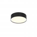 Zon - Black LED Flush with White Diffuser Ø 22 cm 3000K Zon - Black LED Flush with White Diffuser Ø 22 cm 3000K