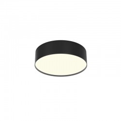 Zon - Black LED Flush with White Diffuser Ø 22 cm 3000K Zon - Black LED Flush with White Diffuser Ø 22 cm 3000K