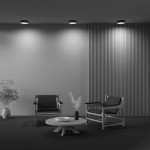 Zon - Black LED Flush with White Diffuser Ø 22 cm 3000K Zon - Black LED Flush with White Diffuser Ø 22 cm 3000K
