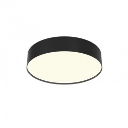 Zon - Black LED Flush with White Diffuser Ø 30 cm 3000K Zon - Black LED Flush with White Diffuser Ø 30 cm 3000K