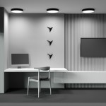 Zon - Black LED Flush with White Diffuser Ø 40 cm 3000K Zon - Black LED Flush with White Diffuser Ø 40 cm 3000K