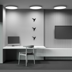 Zon - Matt Gold LED Flush with White Diffuser Ø 60 cm 3000K Zon - Matt Gold LED Flush with White Diffuser Ø 60 cm 3000K