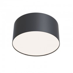 Zon - Black LED Flush with White Diffuser Ø 12 cm 4000K Zon - Black LED Flush with White Diffuser Ø 12 cm 4000K