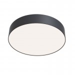 Zon - Black LED Flush with White Diffuser Ø 30 cm 4000K Zon - Black LED Flush with White Diffuser Ø 30 cm 4000K
