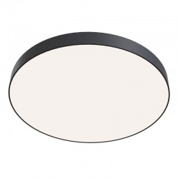 Zon - Black LED Flush with White Diffuser Ø 60 cm 4000K Zon - Black LED Flush with White Diffuser Ø 60 cm 4000K