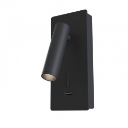 Mirax - Black LED Reading Light with USB Mirax - Black LED Reading Light with USB