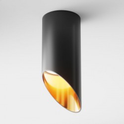 Lipari - Surface-Mounted Black & Gold Ceiling Light Ø 6 cm Lipari - Surface-Mounted Black & Gold Ceiling Light Ø 6 cm