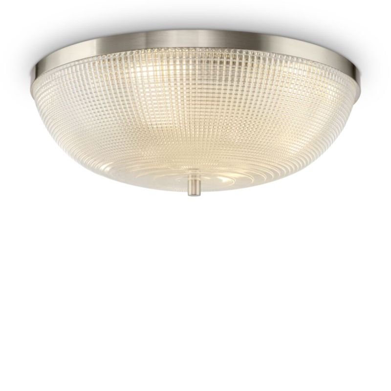 Ceiling Lights - Coupe - Textured Glass & Nickel 4 Light Flush Maytoni-C046CL-04N - Coupe - Textured Glass & Nickel 4 Light Flush