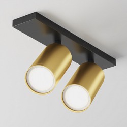 Focus S - Adjustable Black & Matt Gold 2 Spotlights Focus S - Adjustable Black & Matt Gold 2 Spotlights