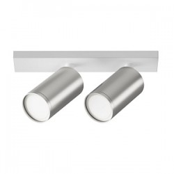Focus S - Adjustable White & Matt Silver 2 Spotlights Focus S - Adjustable White & Matt Silver 2 Spotlights