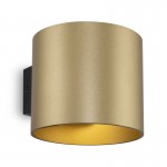 Rond - Gold and Black Up&Down Wall Lamp Rond - Gold and Black Up&Down Wall Lamp