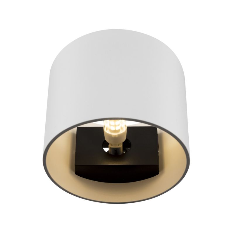 Maytoni-C066WL-01W - Rond - White and Black Up&Down Wall Lamp
