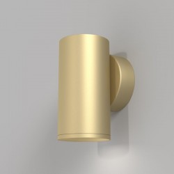 Focus S - Matt Gold 1 Light Wall Lamp