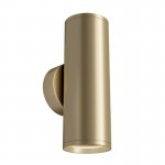Focus S - Matt Gold 2 Light Wall Lamp Focus S - Matt Gold 2 Light Wall Lamp