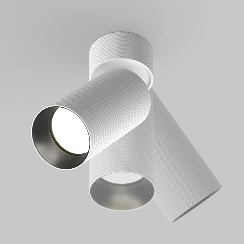 Maytoni-C082CL-01-GU10-W - Artisan - Adjustable White Spotlight Ø 5.4 cm