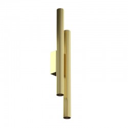 Calipso - Ribbed Brass LED Wall Lamp Calipso - Ribbed Brass LED Wall Lamp