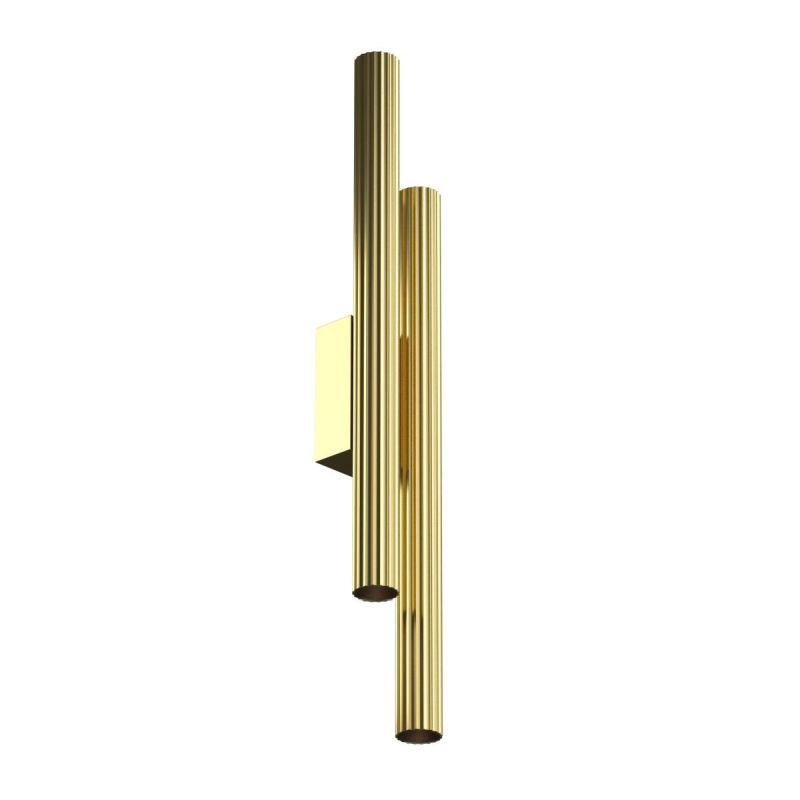 - Calipso - Ribbed Brass LED Wall Lamp Maytoni-C082WL-24W2.7K-BS - Calipso - Ribbed Brass LED Wall Lamp