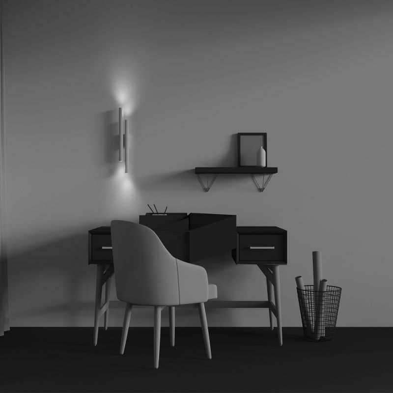 Wall Lights - Calipso - Ribbed White LED Wall Lamp Maytoni-C082WL-24W2.7K-W - Calipso - Ribbed White LED Wall Lamp