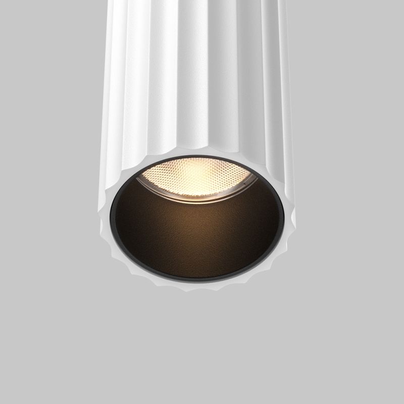 Wall Lights - Calipso - Ribbed White LED Wall Lamp Maytoni-C082WL-24W2.7K-W - Calipso - Ribbed White LED Wall Lamp