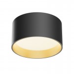 Vega - Black & Matt Gold LED Flush Ø 14 cm Vega - Black & Matt Gold LED Flush Ø 14 cm