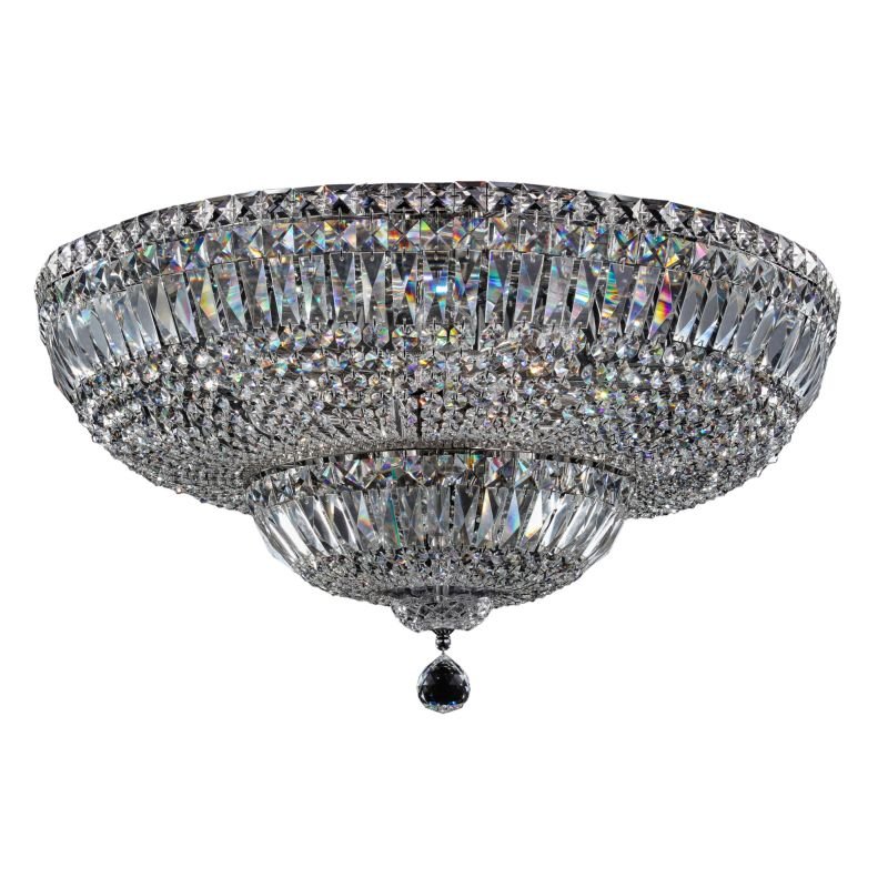 Crystal & Acrylic - Basfor - Crystal Ceiling Lamp ∅ 60.5 -Nickel Maytoni-DIA100-CL-16-N - Basfor - Crystal Ceiling Lamp ∅ 60.5 -Nickel