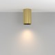 Maytoni-C106CL-01-GU10-BS - Calipso - Surface-Mounted Ribbed Brass & Black Cylindrical Spotlight