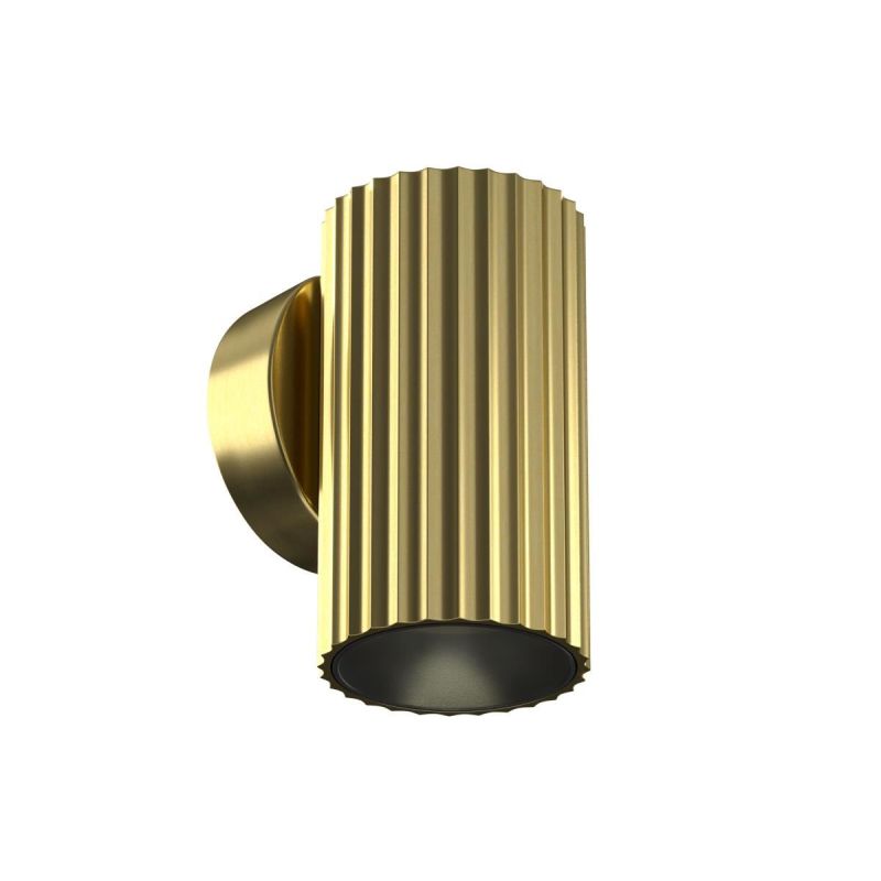 - Calipso - Ribbed Brass Wall Lamp Maytoni-C106WL-01-GU10-BS - Calipso - Ribbed Brass Wall Lamp