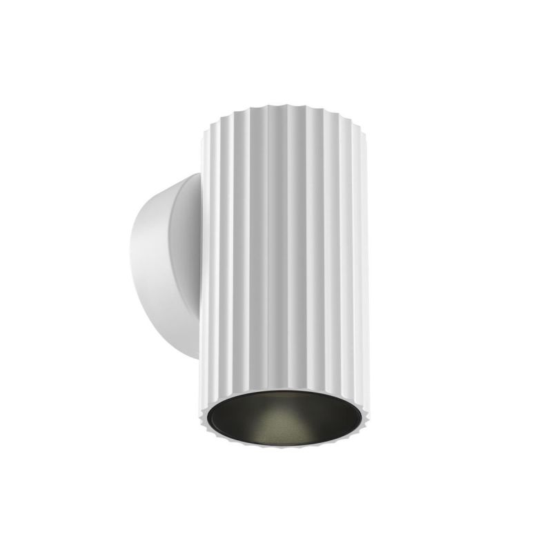 - Calipso - Ribbed White Wall Lamp Maytoni-C106WL-01-GU10-W - Calipso - Ribbed White Wall Lamp